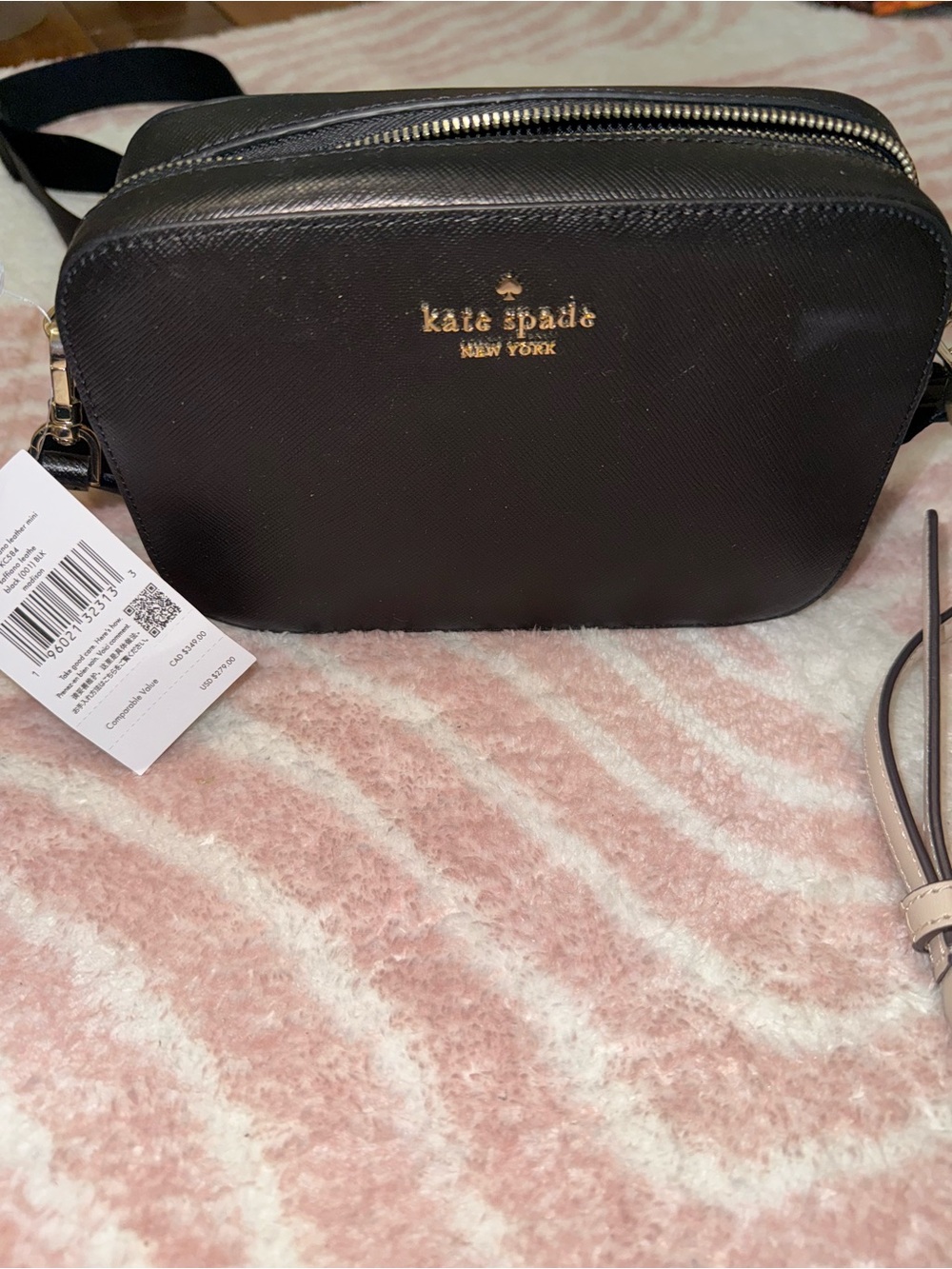 kate spade New York Black Crossbody Camera Bag